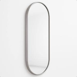Espelho Lopazzi Oval Grande Corpo Inteiro 150x50 Decoração Moldura em Metal