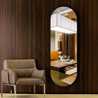 Espelho Oval Orgânico 150x50cm Corpo Inteiro Corpo Inteiro