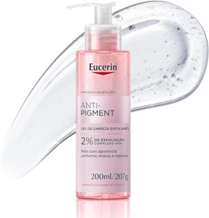 EUCERIN Gel de Limpeza Facial e Corporal 200ml, Anti-Pigment, Esfoliação Suave, Esfoliante
