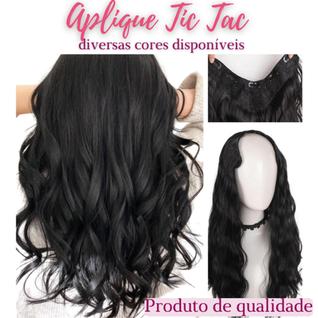 Extensão de Cabelo Aplique Tic Tac Ondulado - Idêntico ao Humano