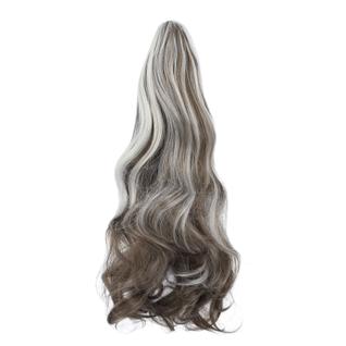 Extensão de rabo de cavalo Mitrygreen Claw Clip 18" Wavy Ash Blonde