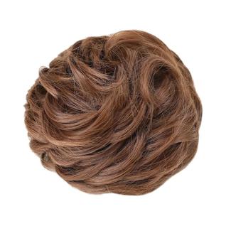 Extensões De Cabelo Em Coque Desgrenhado Ondulado Com Clipe De Garra Para Mulheres E Menin