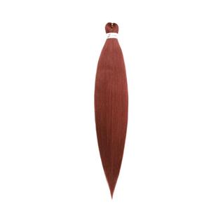 Extensões De Cabelo Trançado Pré-esticado Com Textura Ombre Yaki, Fibra Sintética Sem Coce