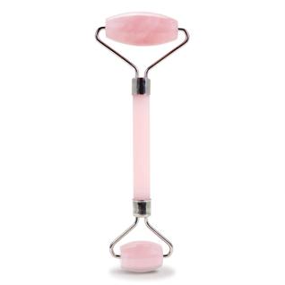 Facial Roller Plum Beauty Rose Quartz para pele jovem