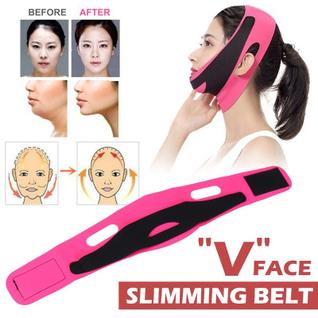 Faixa de Contorno Facial para Aparência de Rosto Mais Magro