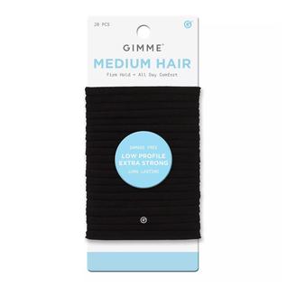 Faixas de cabelo de baixo perfil GIMME Beauty  Laços elásticos suaves e antiaderentes para