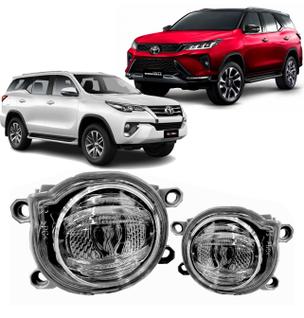 Farol de Milha Toyota Hilux Sw4 2021 a 2024 Acrílico Sem Led