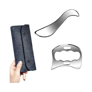 Ferramenta De Massagem Gua Sha Em Aço Inoxidável, Raspador Muscular, Ferramentas De Fisiot