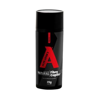 Fibra capilar com volume natural preto - alfa look's 25g
