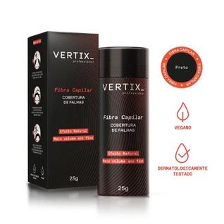 Fibra capilar para cabelos pretos vertix 25g 2811