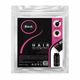 Fibra Capilar Refil 100g com Queratina em Pó  Disfarça Falhas e Calvície com Efeito Natura