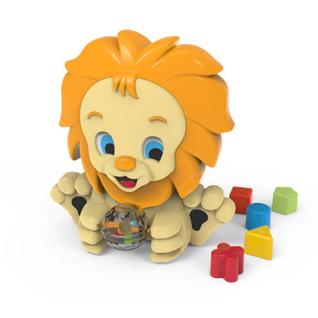 Figura de Atividades - Amigo Leão - 5 Peças - TaTeTi