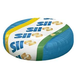 Fio Cabo Flexível 1,5mm Elétrico Cobre Rolo 100m Azul Sil