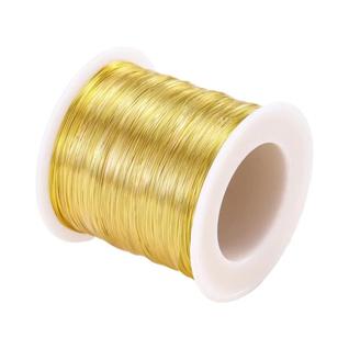 Fio De Cobre Banhado a Ouro 18K Para Fabricação De Joias Artesanais DIY, Acessórios Para M