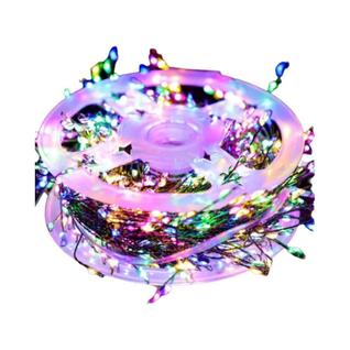 Fio De Luz LED De Cobre Com Efeito De Fogos De Artifício Para Árvores, 30M 50M 75M, Contro