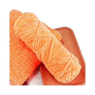 Fio De Veludo Chenille Macio 95g, Lã Misturada Para Tricô De Cachecol, Casaco, Cobertor De