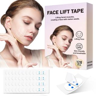 Fita de lifting facial YAGUVI Invisible 128PCS Instant Lift Skin