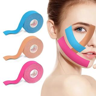 Fita Kinesiology para Rosto, Linha V, Pescoço, Olhos, Removedor de Rugas