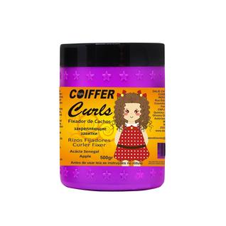 Fixador de Cachos Curls Coiffer 500g p/ Cabelos Crespos e Cacheados