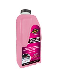Fluido De Radiador Pronto Uso Rosa Sem Meg 1 Litro BraClean PREMIUM