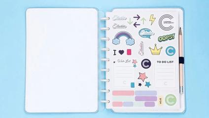 Folha de Adesivos Cool M - CADERNO INTELIGENTE