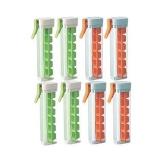 Forma Portátil De Gelo Em Cubos De Grau Alimentício, Mini Bandejas De Gelo Para Congelador
