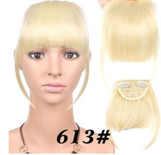 Franja aplique tic tac cabelo orgânico idêntico o humano