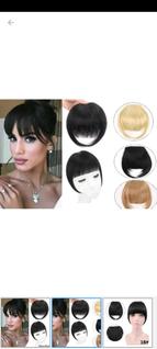 Franja cabelo orgânico idêntico ao cabelo humano
