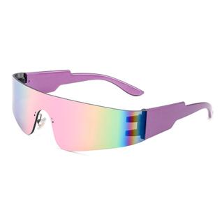 Gafas de Sol FEISEDY sin Montura Y2K Futuristas Envolventes B2927