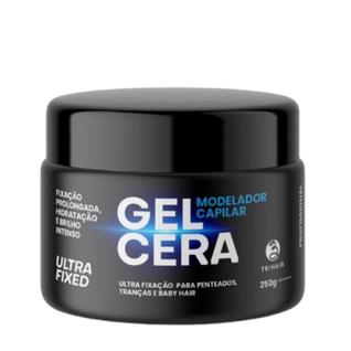 Gel Cera Modelador Capilar Penteados e Tranças 250g Trihair