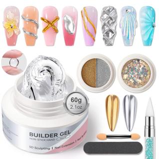 Gel construtor para unhas Born Pretty Gel de modelagem 3D de 60 ml