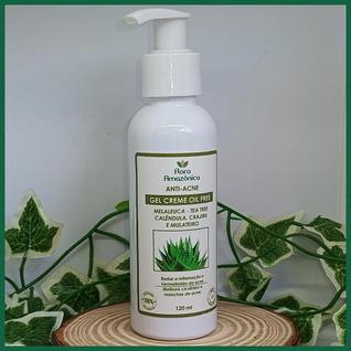 Gel Creme Facial Oil Free Melaleuca e Calêndula 120 ml  Hidratante para Pele Oleosa