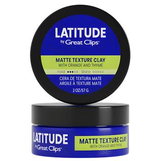 Gel de cabelo GREAT CLIPS LATITUDE Matte Texture Clay 60 ml para homem