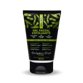 Gel esfoliante facial alecrim e calamo