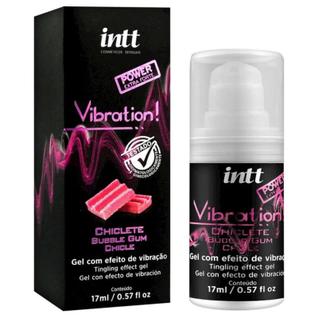 Gel Excitante Vibration Power Extra Forte Chiclete 17ml Intt