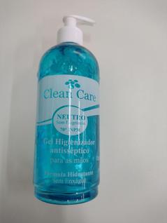 Gel higienizador de mãos - Clean care