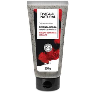 Gel Termo Ativo Pimenta Negra 200g Dagua Natural Redução Medidas e Celulite