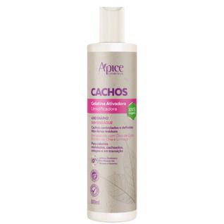 Gelatina Apse Ativadora De Cachos Umidificadora Cabelos Cacheados Profissional 300ml