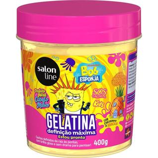 Gelatina Capilar Salon Line Kids Bob Esponja Definição Máxima 400g
