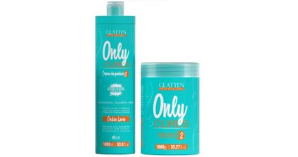 Glatten Only Curls Creme de Pentear e Máscara