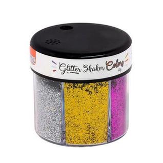 Glitter 60g 6 cores Shaker Colors Brw