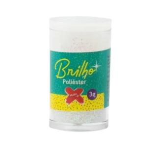 Glitter Escolar PVC Metálico Brilho Poliéster Pote 3g Make+  Purpurina  Brilho em Pó  Neon