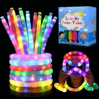 Glow Sticks Party Favors Gigilli, 12 unidades para crianças de 4 a 8 a 12 anos