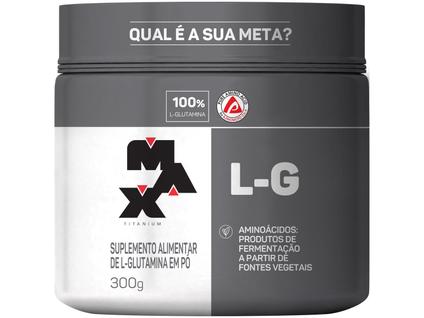 Glutamina Max Titanium L-G em Pó 300g