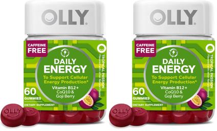 Gomas de vitaminas OLLY Daily Energy B12 CoQ10 Goji Berry