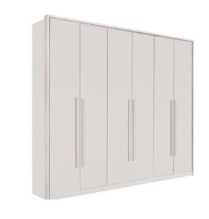 Guarda Roupa 6 Portas 6 Gavetas 100% MDF Anápolis - Móveis Valverde - Neve