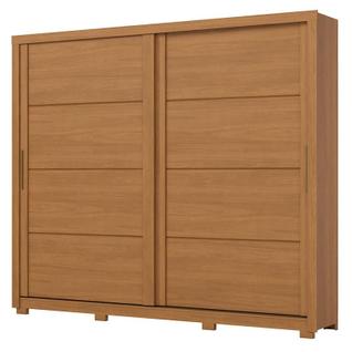 Guarda Roupa Casal 2 Portas Deslizantes 4 Gavetas Palace D237 Cinamomo - Henn