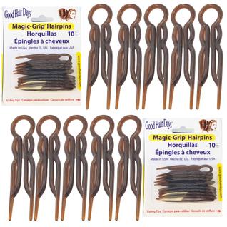 Hair Pins Good Hair Days Magic Grip, conjunto de 20 plásticos