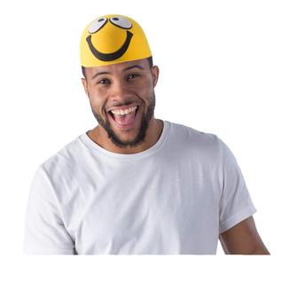 Hat Dress Up America Adult Yellow Smiley para o verão