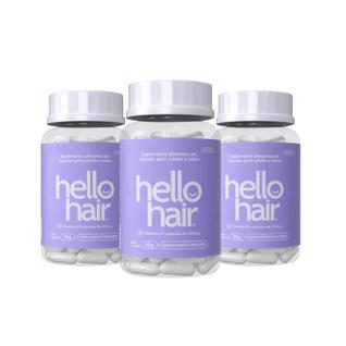 Hello Hair  - Redução De Queda Capilar - Tratamento 3 Meses